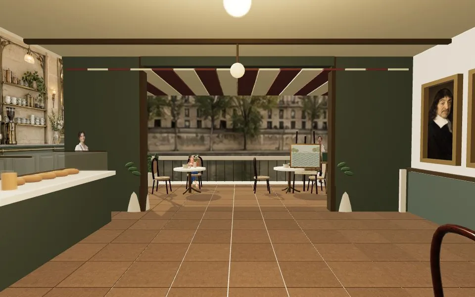 巴黎 · 给巴黎小展写一张好展签 · 3D 课堂实景